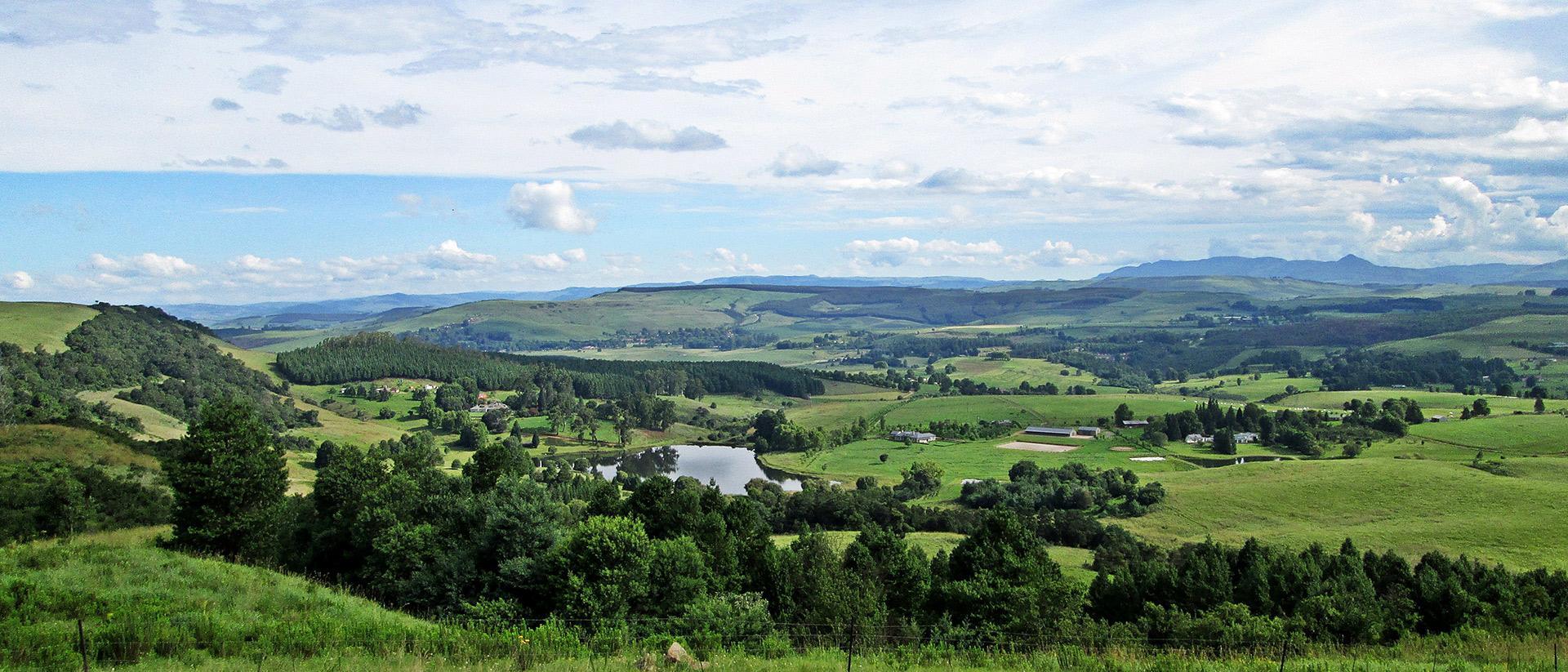 A view of Boston, a town in the KwaZulu-Natal province