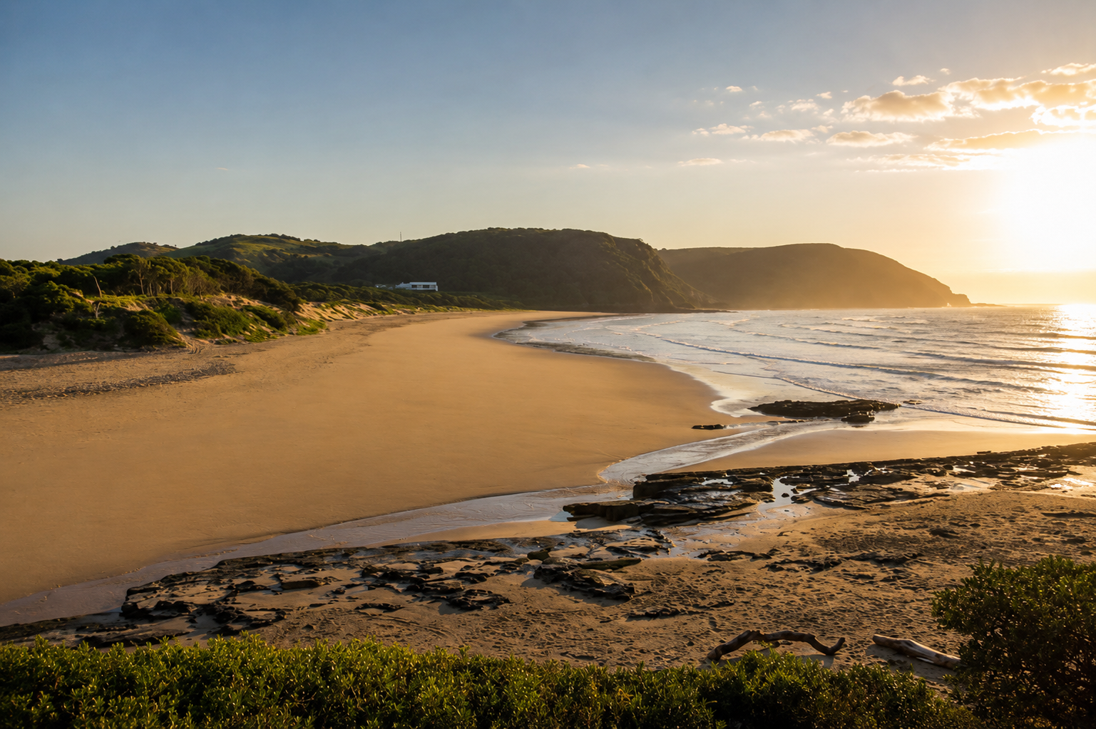 A view of Coffee Bay