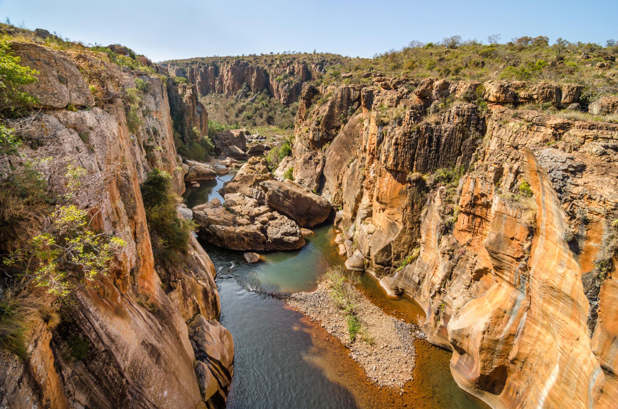A view of Acornhoek, a town in the Mpumalanga province