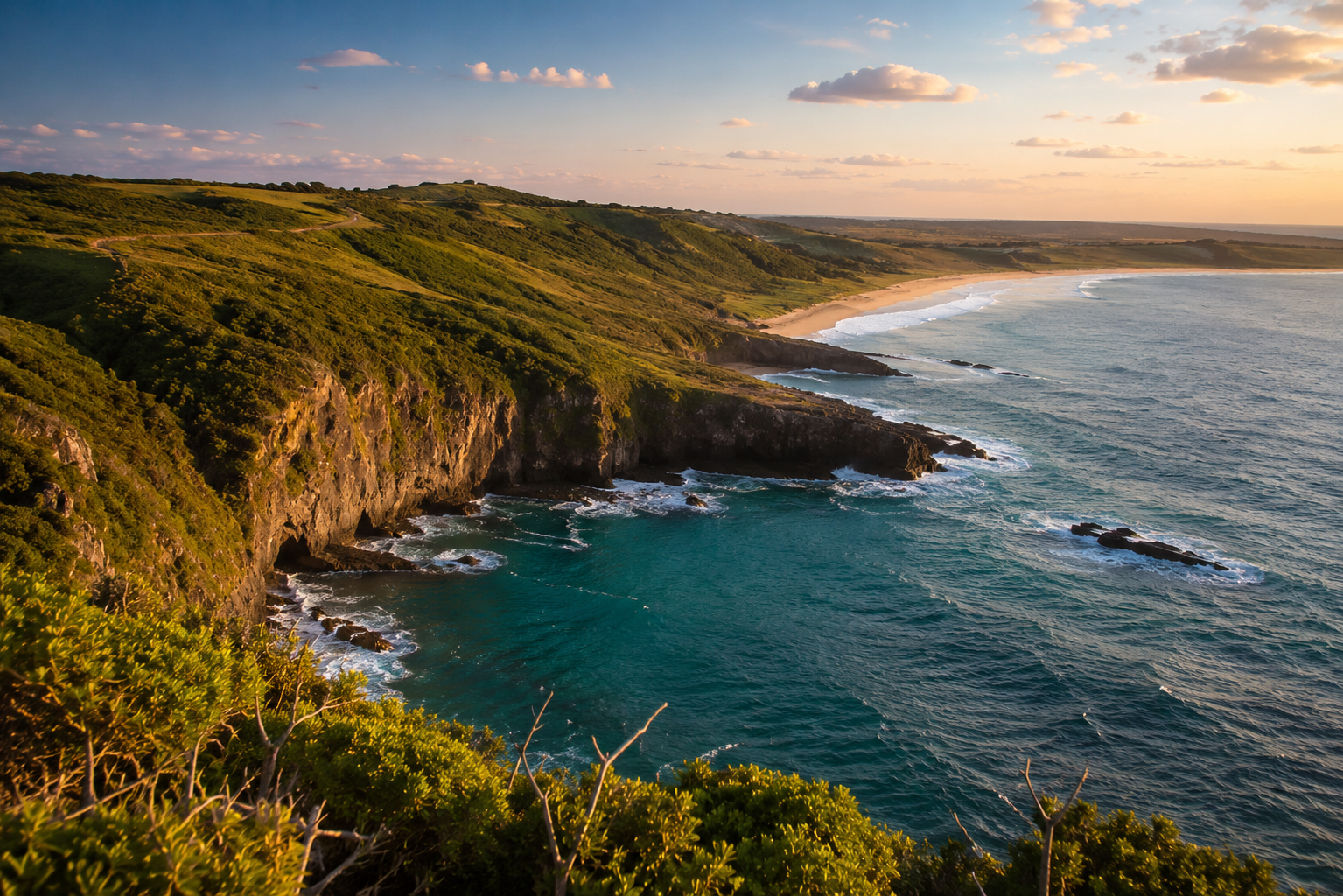 A view of Morgan's Bay