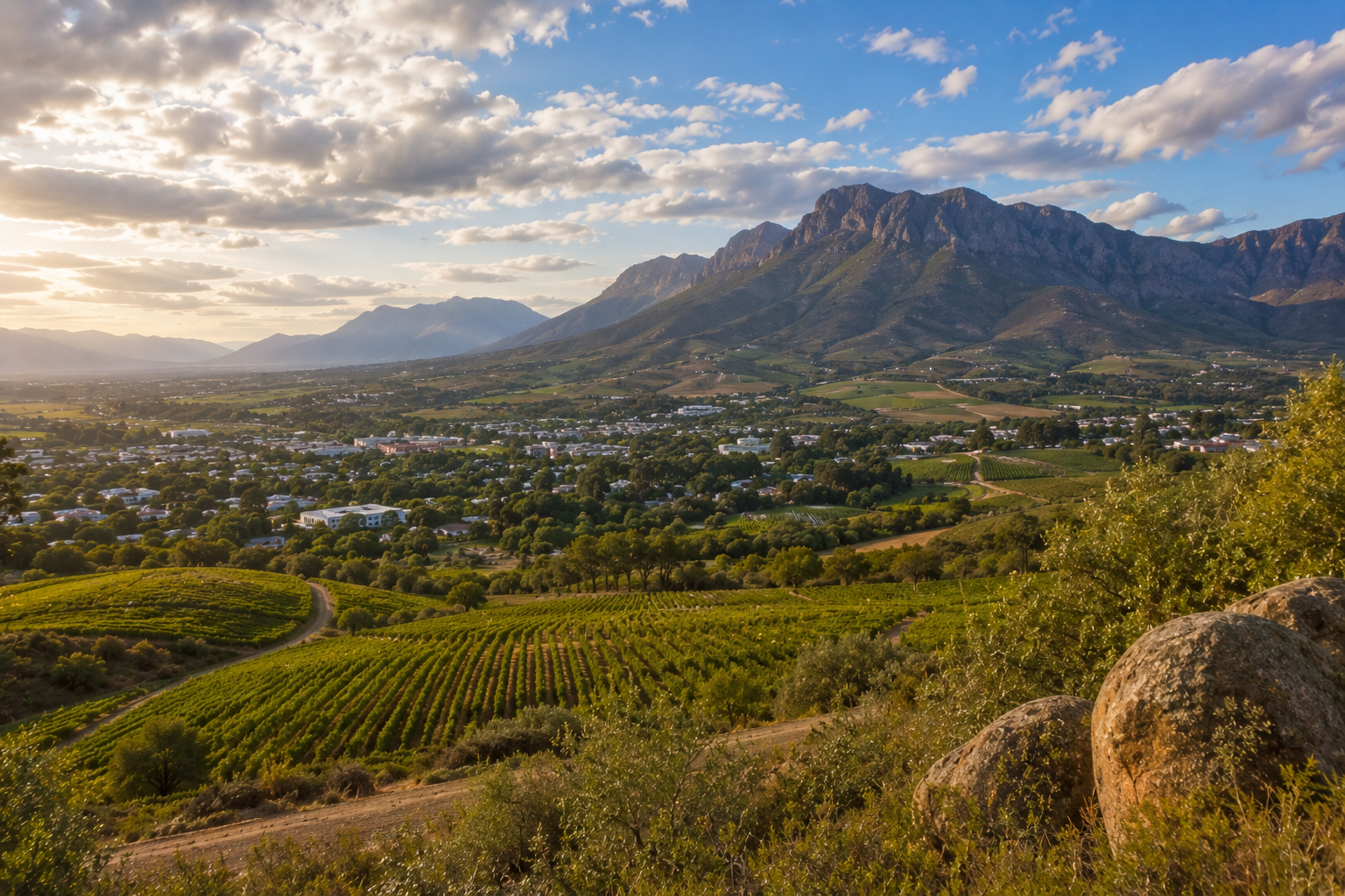A view of Paarl