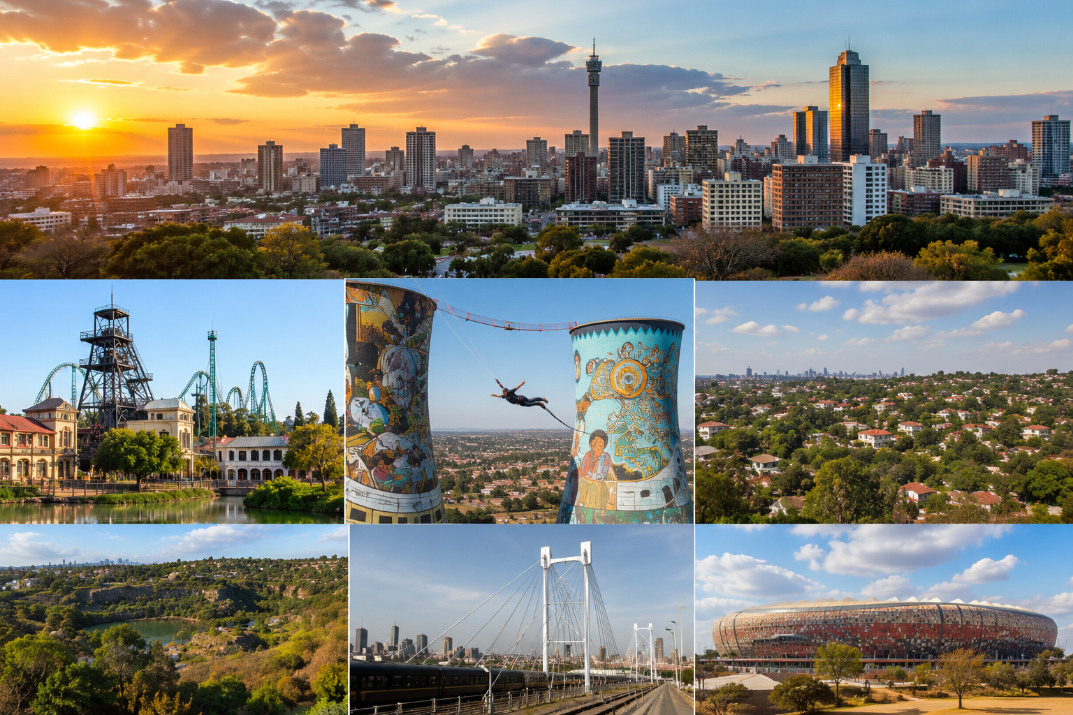 A view of Johannesburg