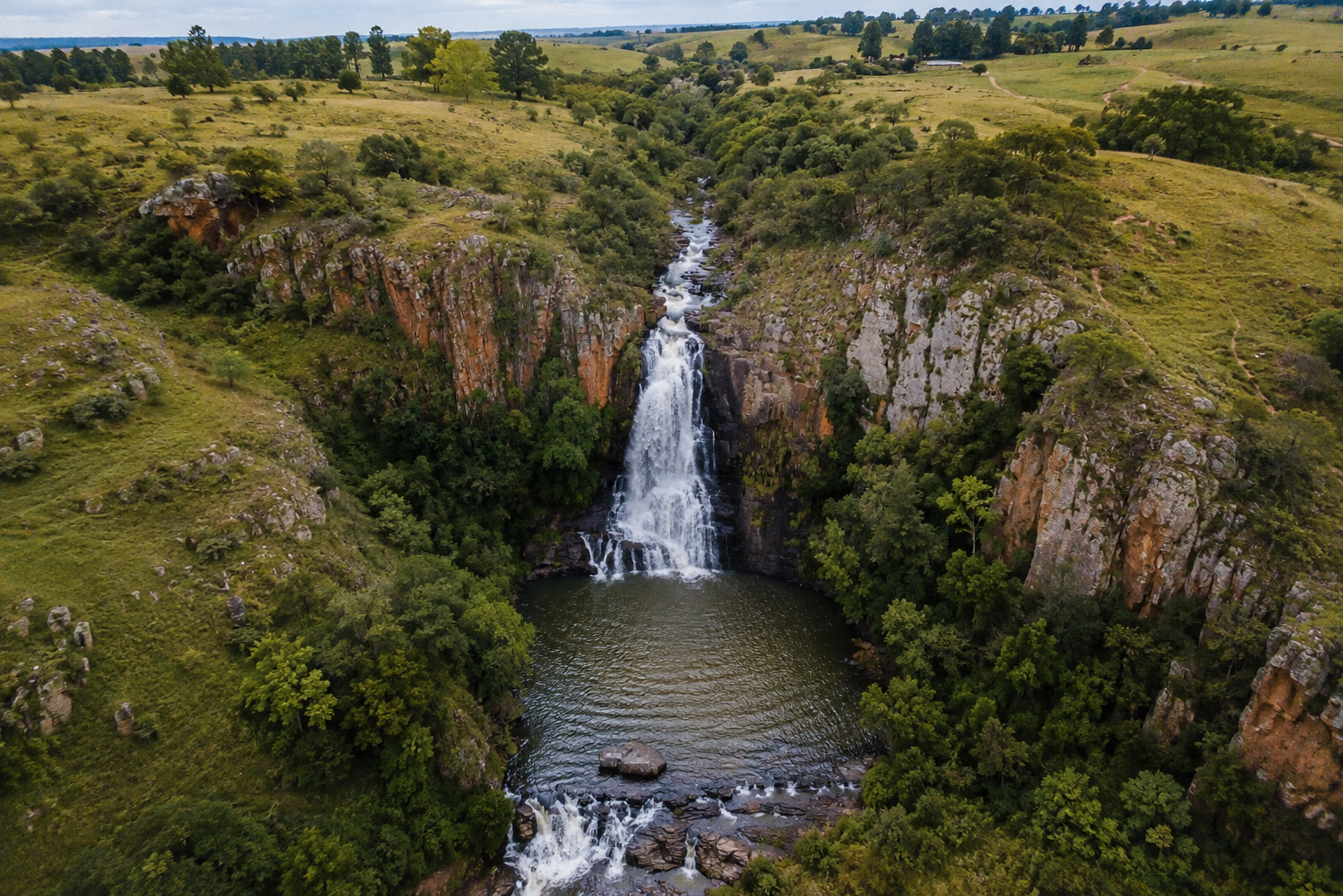 A view of Dullstroom, a town in the Mpumalanga province