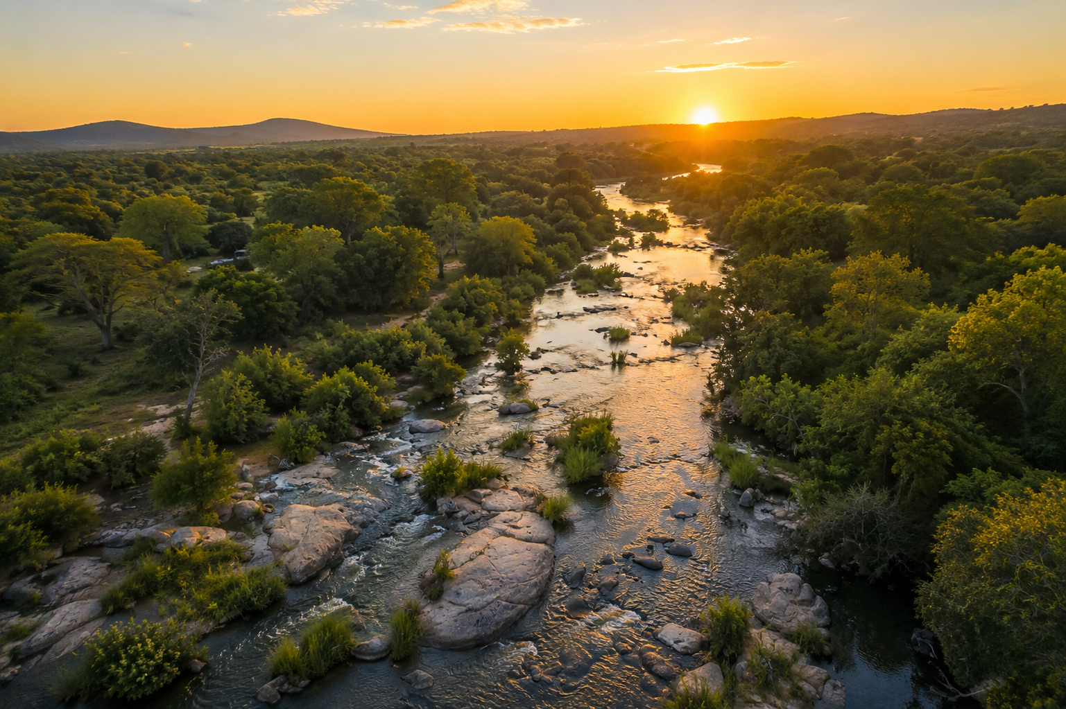 A view of Hazyview, a town in the Mpumalanga province