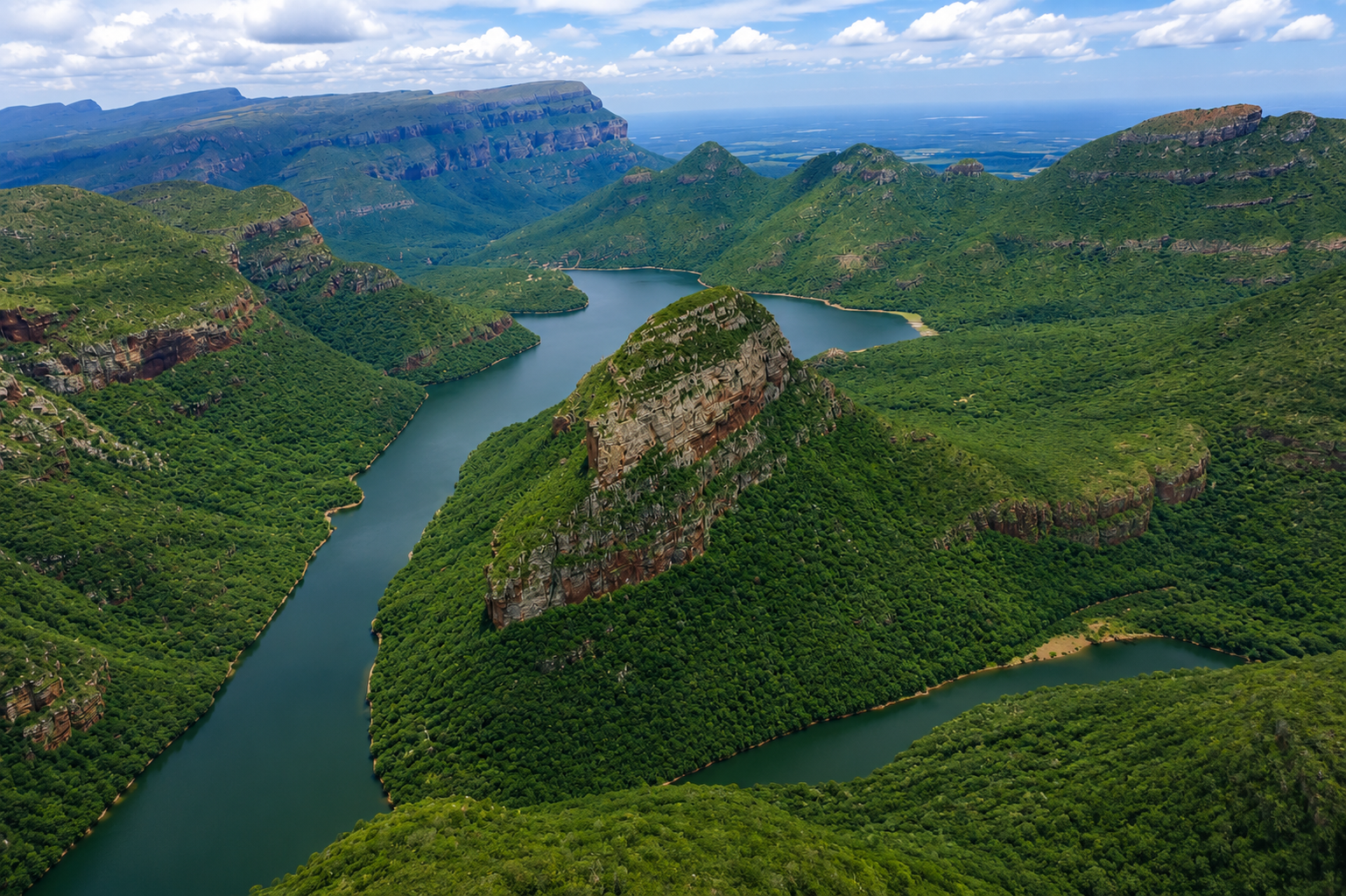 A view of White River, a town in the Mpumalanga province