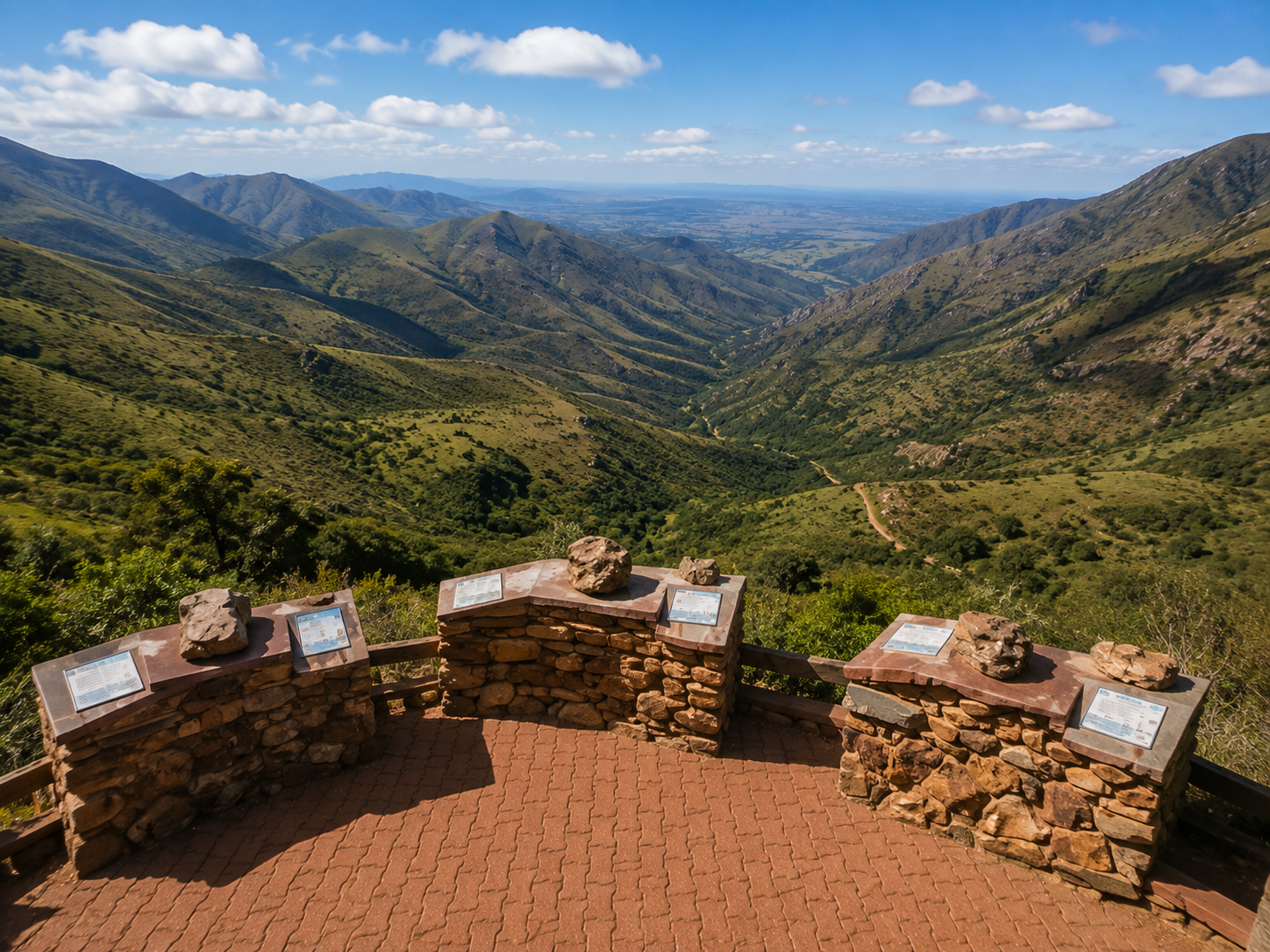 A view of Barberton, a town in the Mpumalanga province