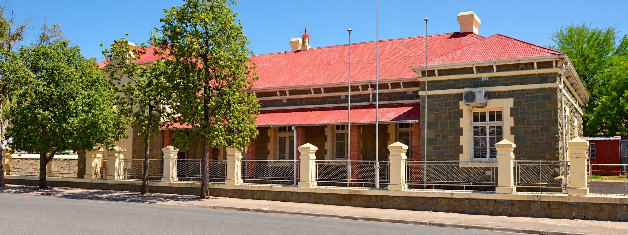 A view of Barkly West, a town in the Northern Cape province