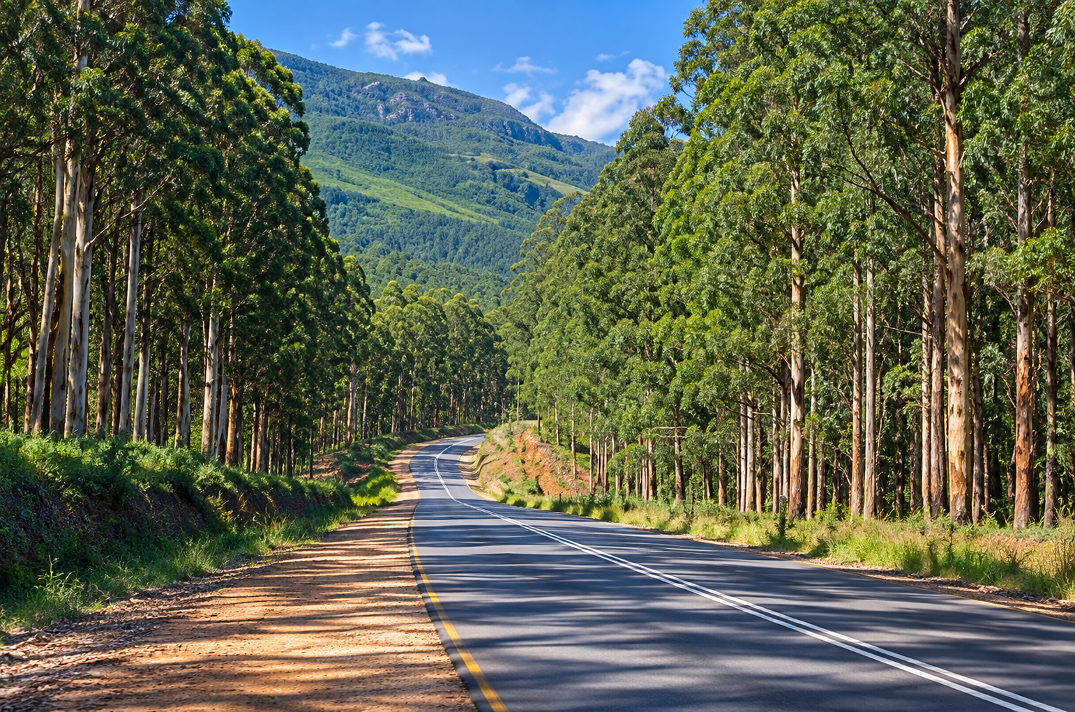 A view of Duiwelskloof, a town in the Limpopo province