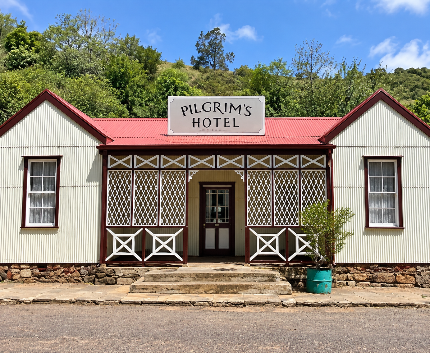 A view of Pilgrim's Rest, a town in the Mpumalanga province