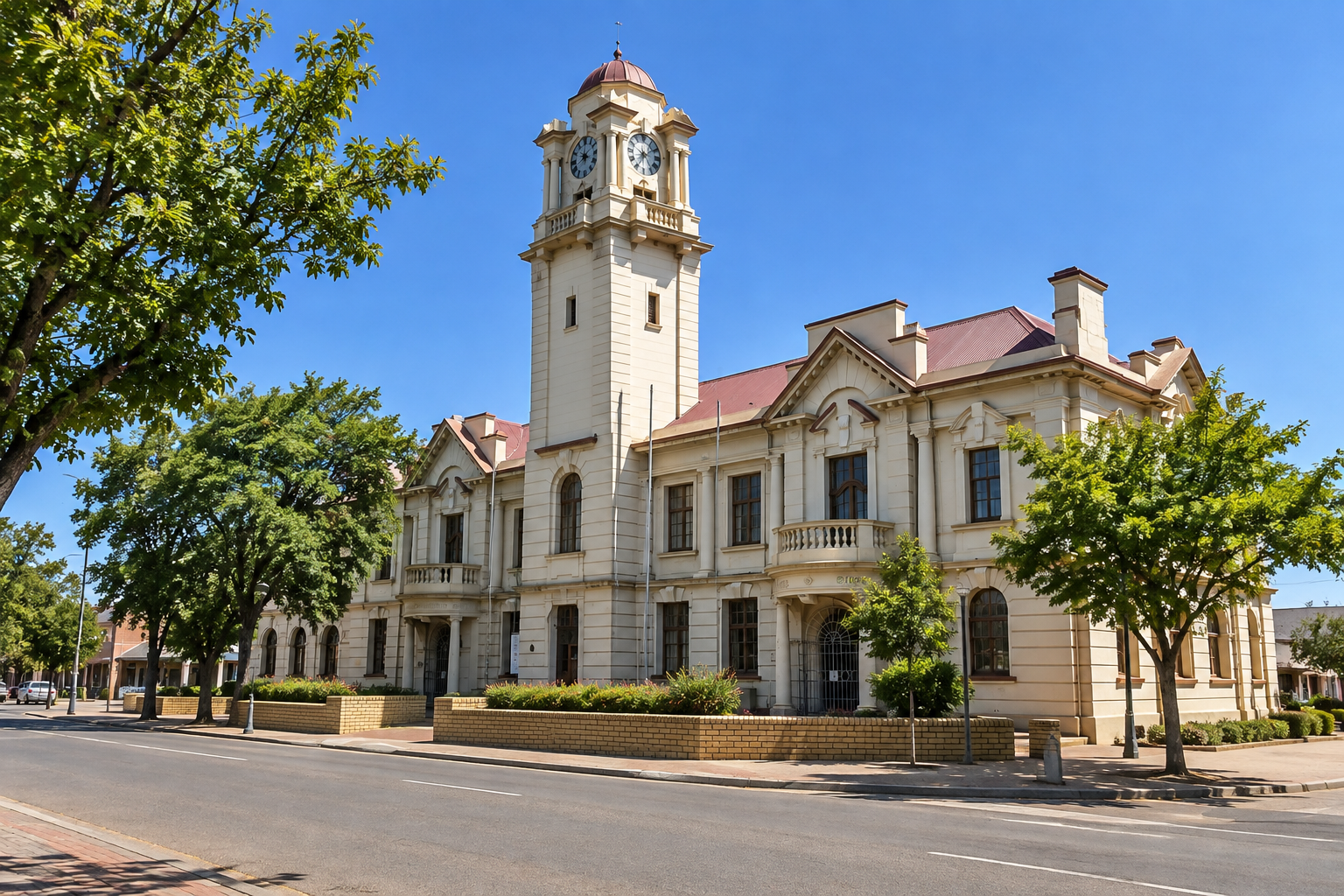 A view of Potchefstroom, a town in the North West province