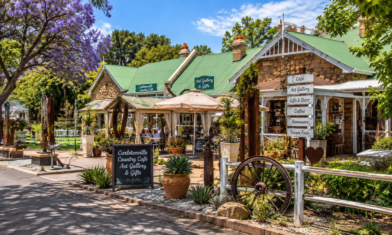 A view of Cullinan, a town in the Gauteng province