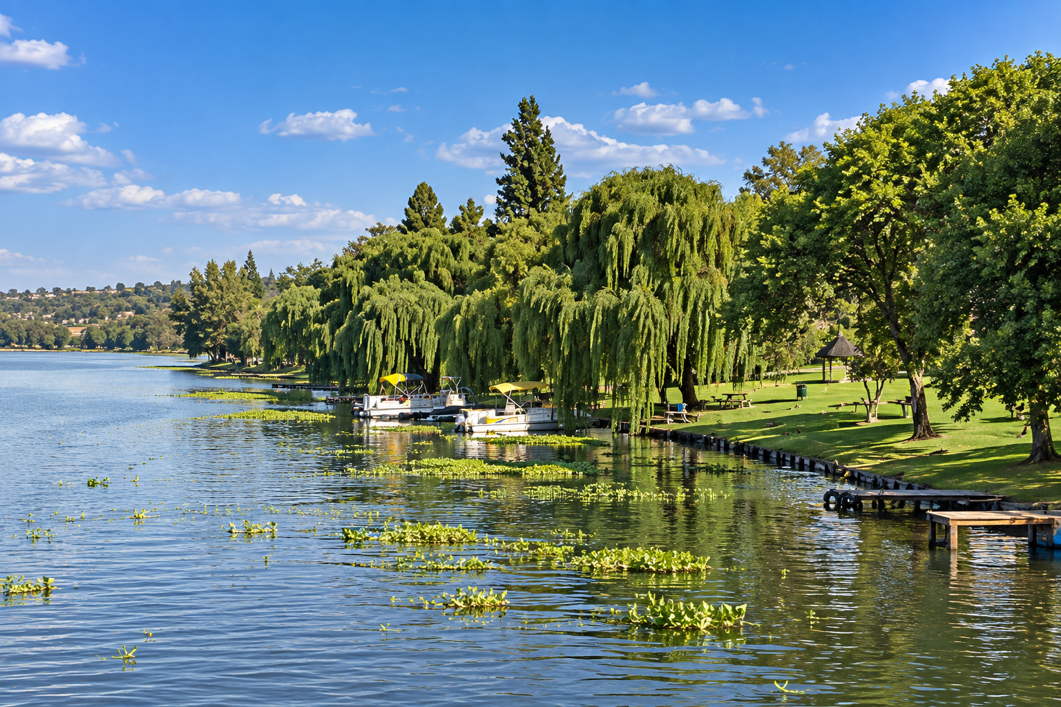 A view of Vaal River