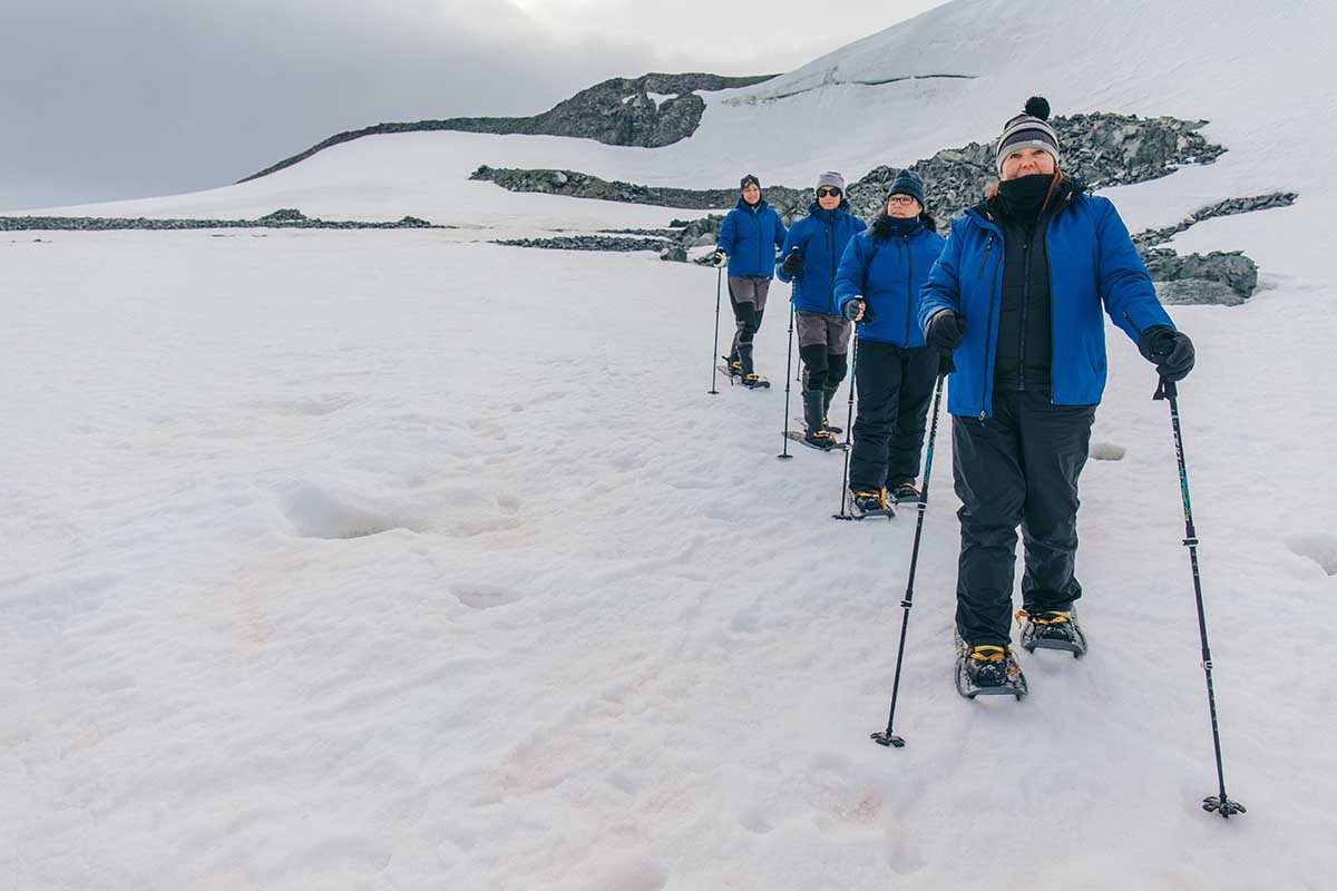 Antarctica hiking