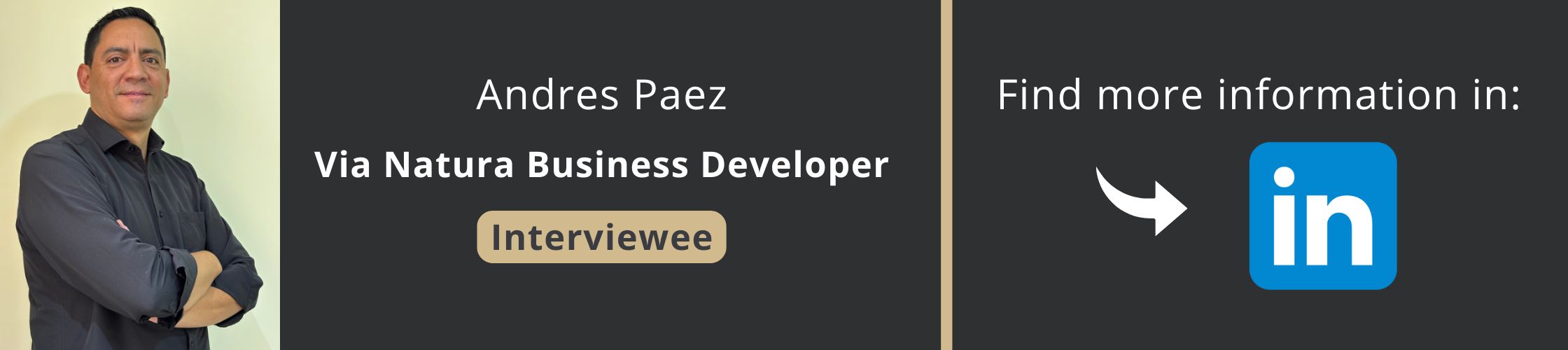 Andrés Páez – Via Natura Business Developer | View LinkedIn profile