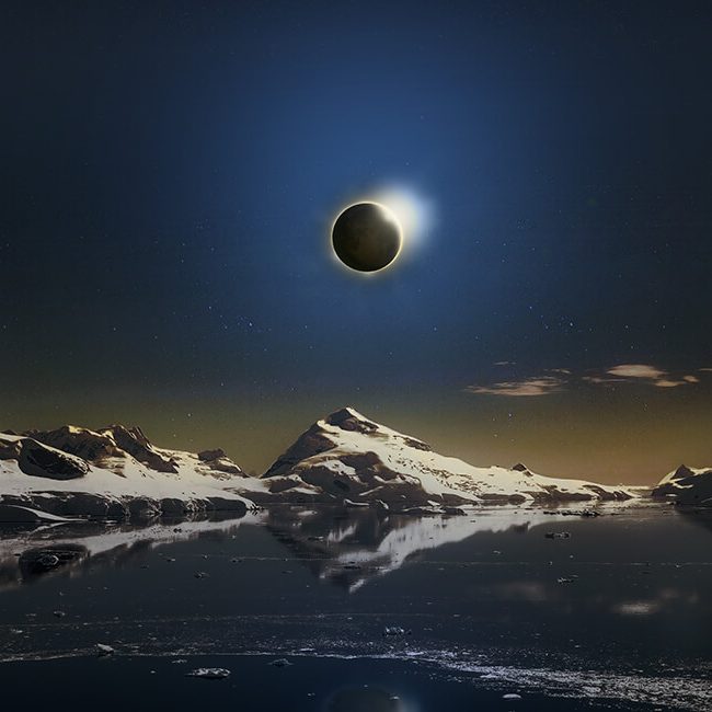 Antarctica solar eclipse