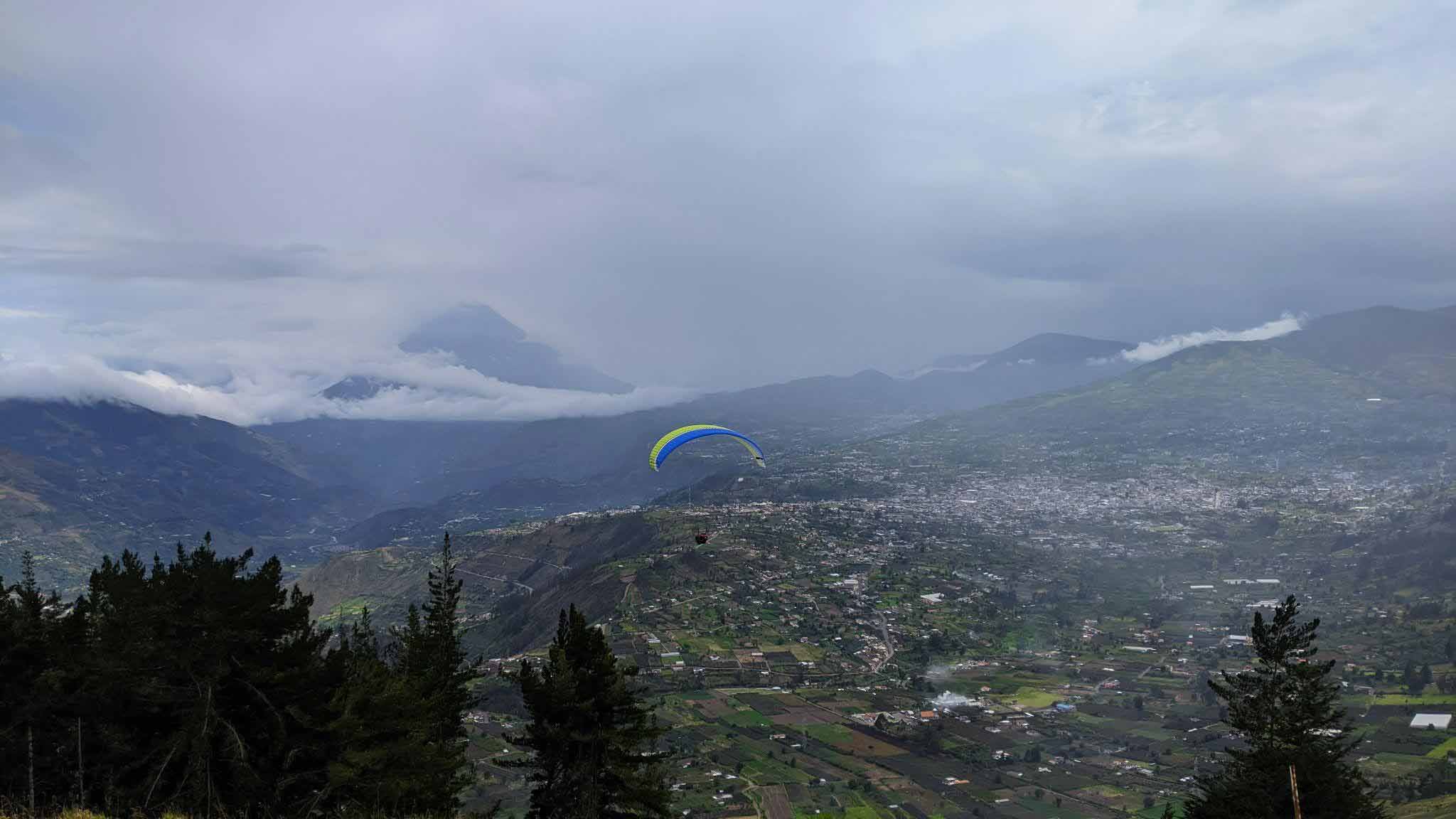 Paragliding ecuador