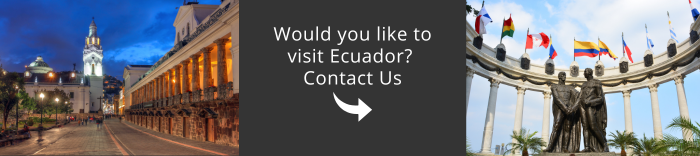 Come and visit Ecuador with us!