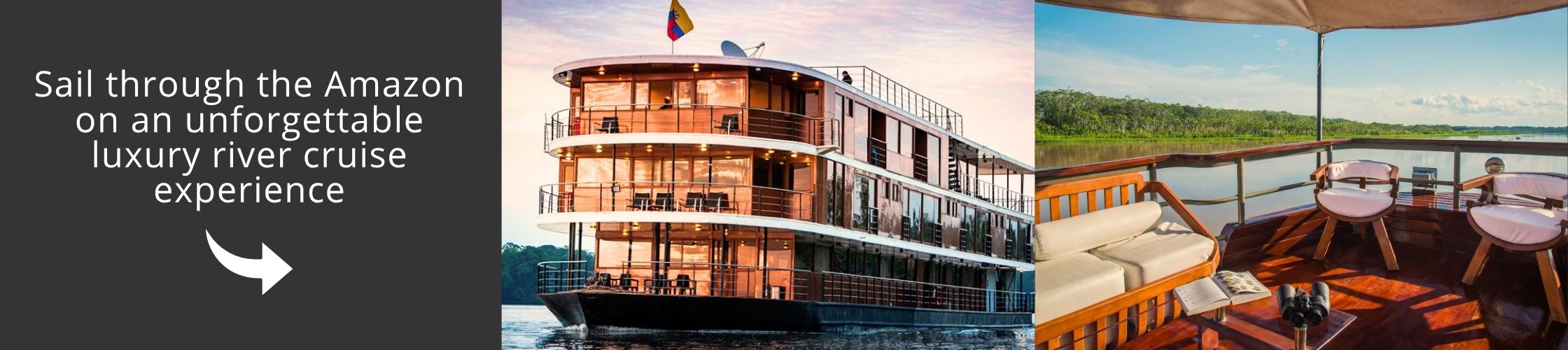 Discover the Amazon in Iquitos, Peru with unforgettable luxury cruise experiences and wildlife