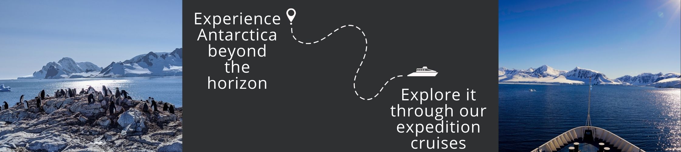 Experience Antarctica beyond the horizon, Explore it through our expedition cruises