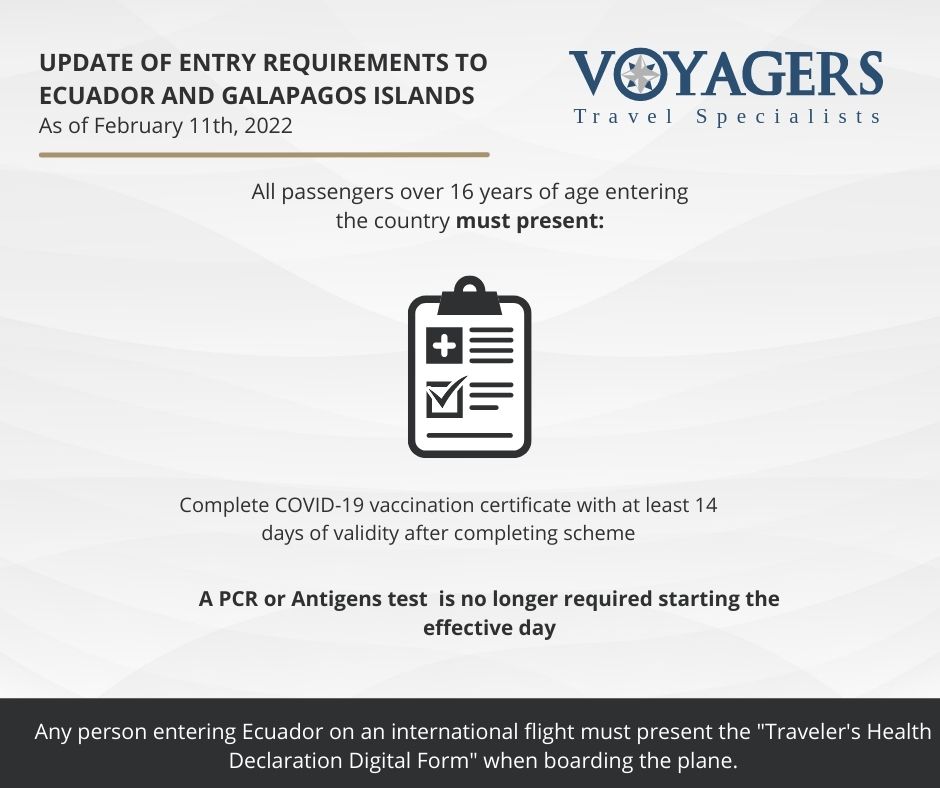 Galapagos entry requirements