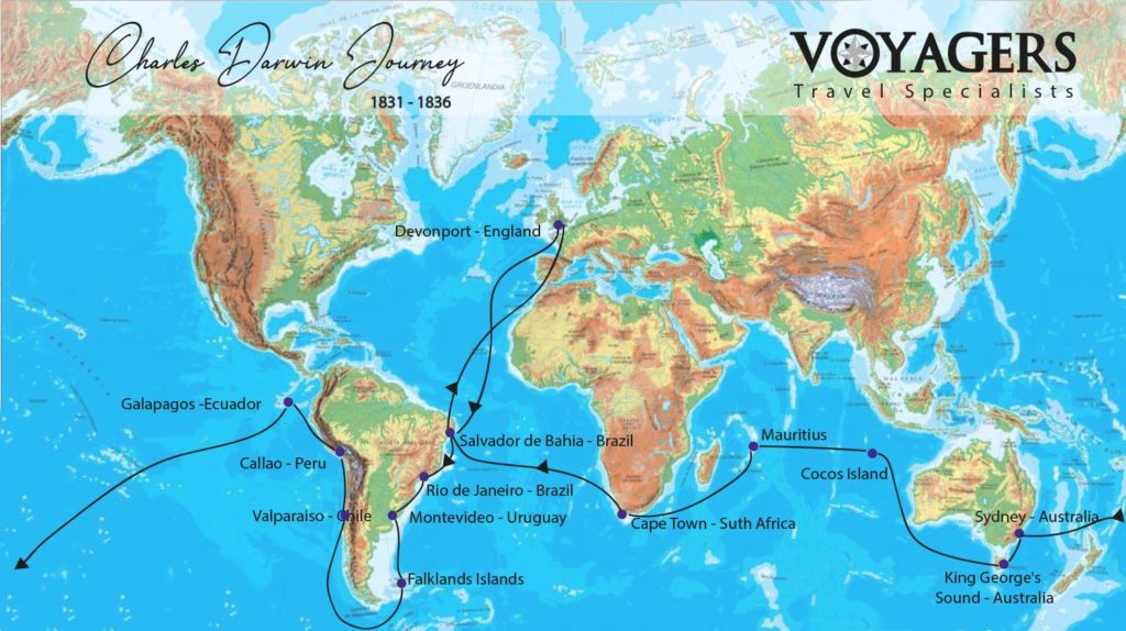 Charles Darwin Journey