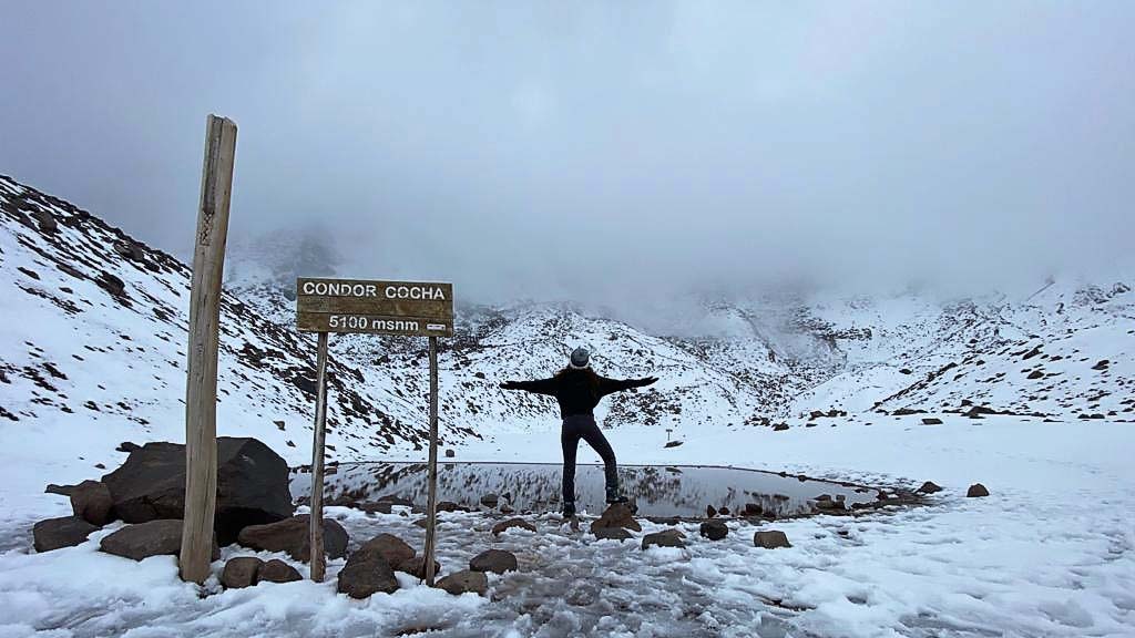 Chimborazo lagoon