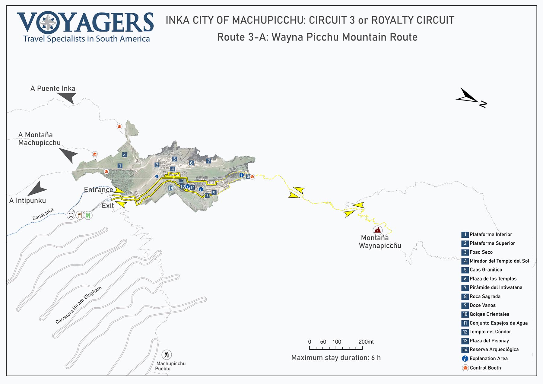 Inka city of Machupicchu: Circuit 3 or Royalty Circuit | Route 3-A: Wayna Picchu Mountain Route