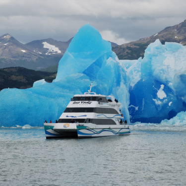 Navigation to the Upsala, Onelli and Spegazzini glaciers