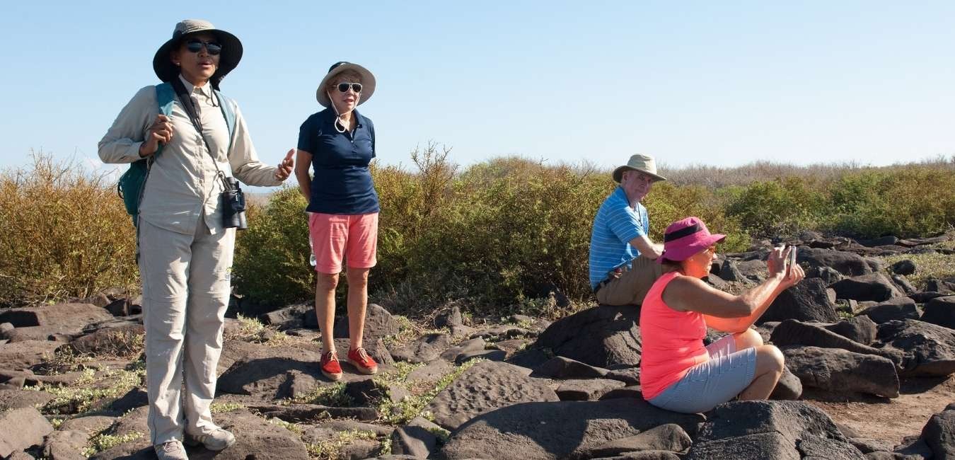 Galapagos tourists