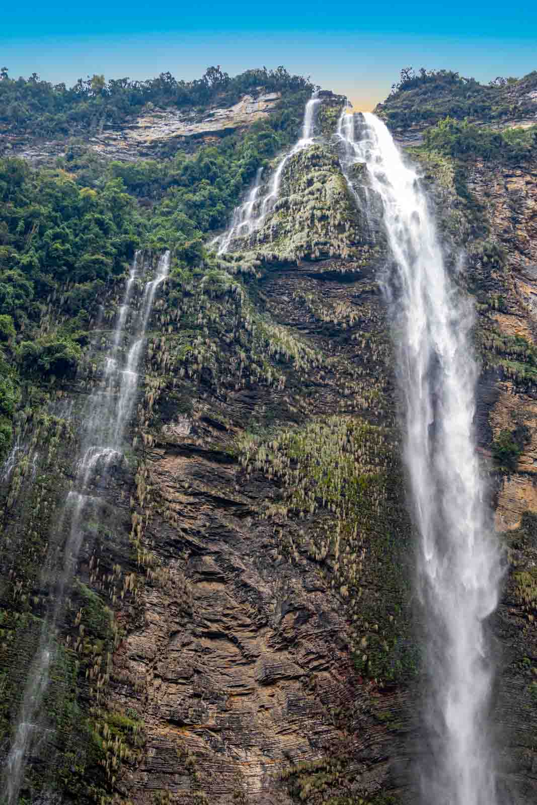 Gocta waterfall between April to June