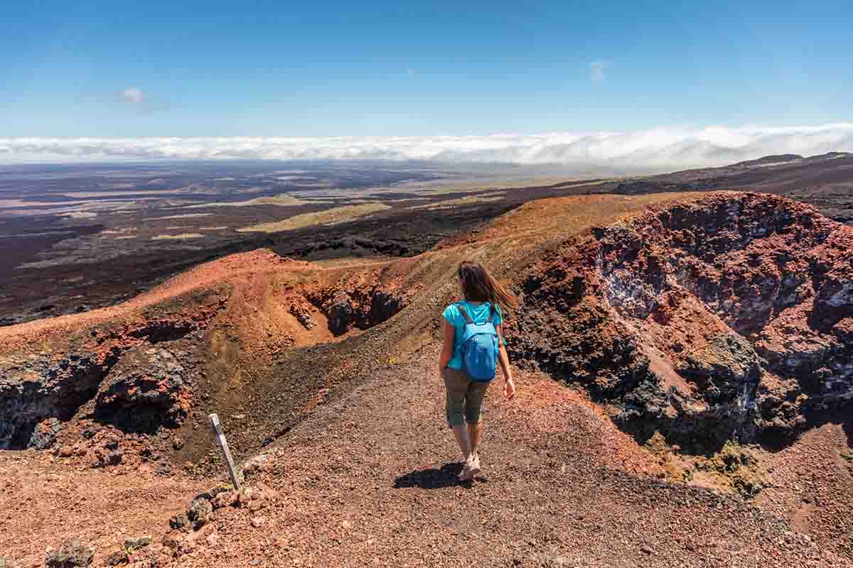 Galapagos Tourist Hiking | Sierra Negra Volcano | Isabela Island