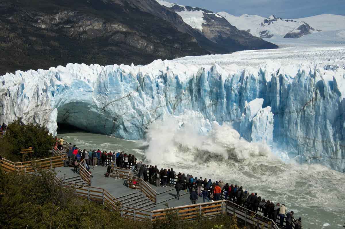 Perito Moreno Glacier landslides