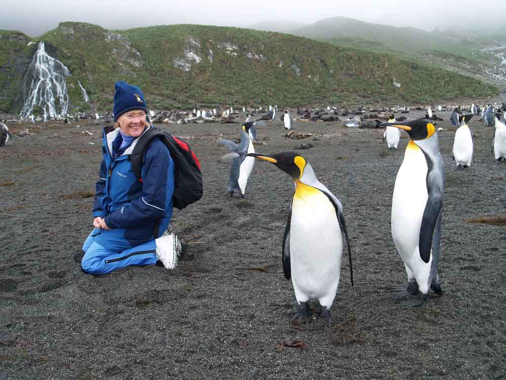 Antarctica hiking