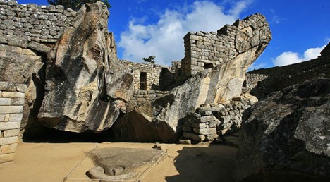 Temple of the Condor in Machu Picchu