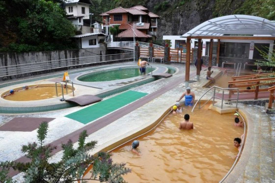 Termas el salado - Baños