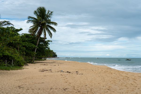 Trancoso beach in bahia brazil