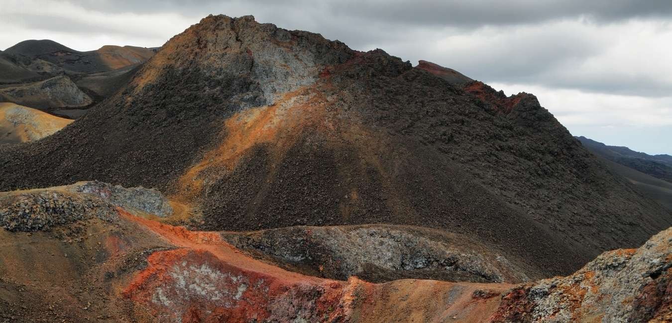 Galapagos volcanic landscape