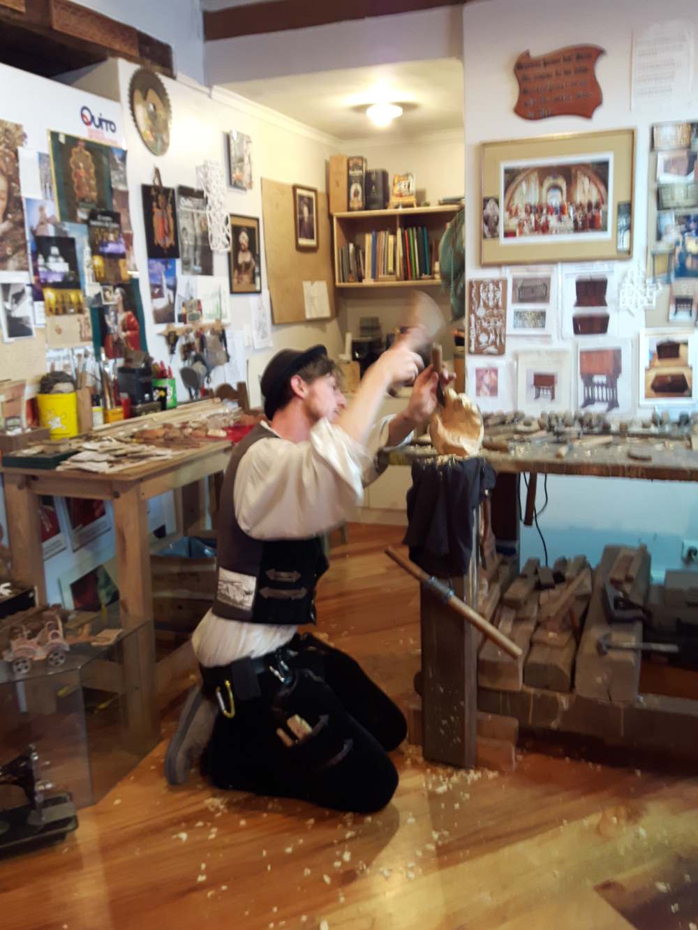 Wood carver restoration