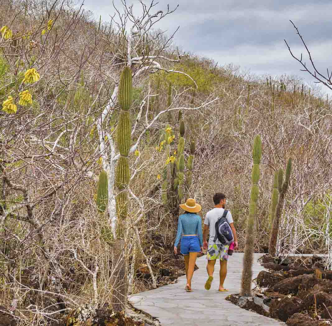 Couple hiking | Galapagos Islands | South America