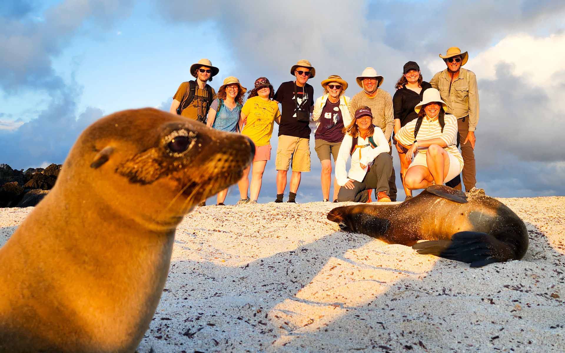 Fam trip in the Galapagos Islands