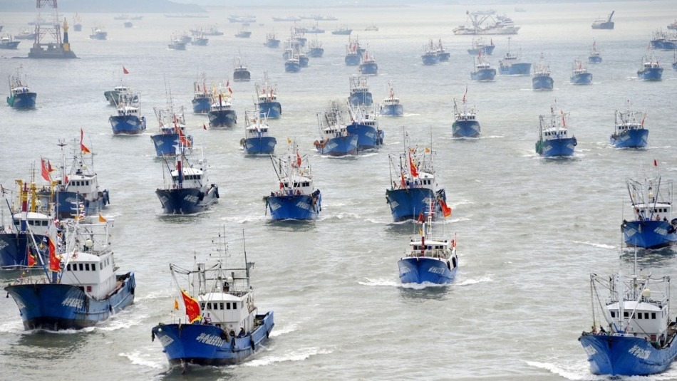 Chinese Fishing Ships