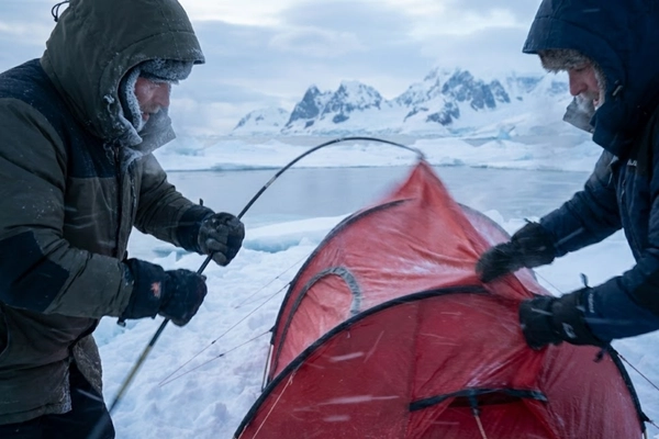 Tent in Antarctica