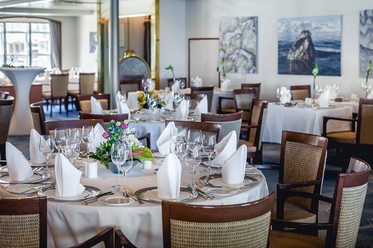 Dining Room | MS Seaventure | Antarctica