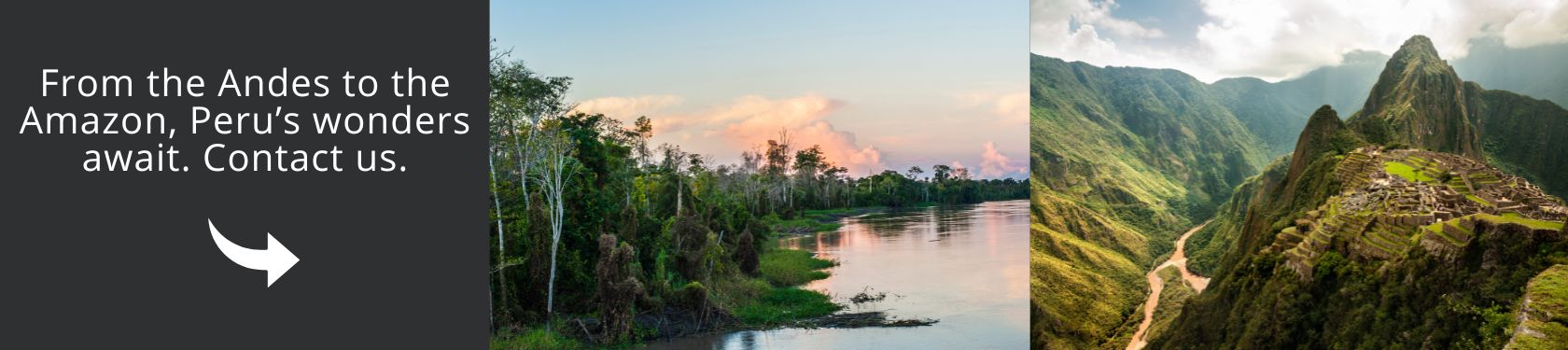 From the Andes to the Amazon, Peru’s wonders await. Contact us.