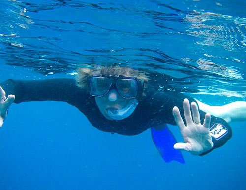 Snorkeling in Galapagos