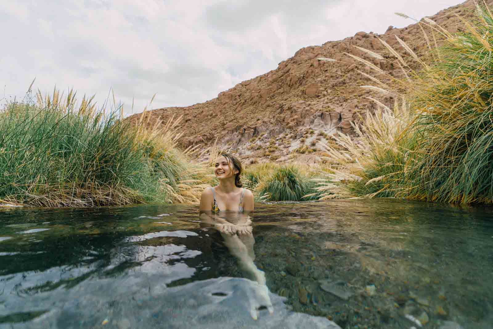 Women in hot spring in Atacama Desert | Chile