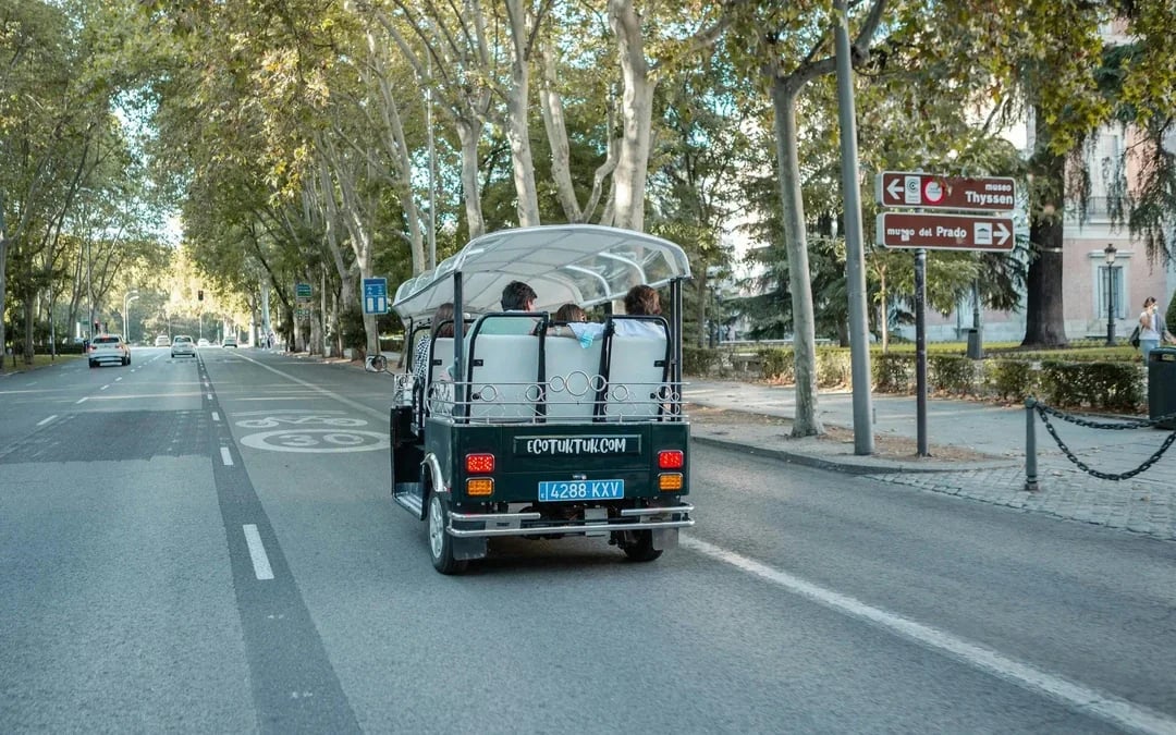 1 to 4-Hour Private Madrid Eco Tuk-Tuk Tour Image 7