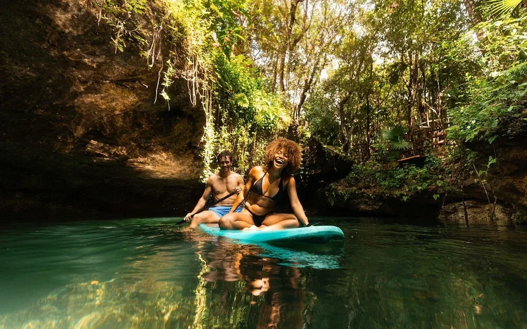 3 Hidden Cenotes and Puerto Morelos Reef Guided Snorkeling Tour Image 2