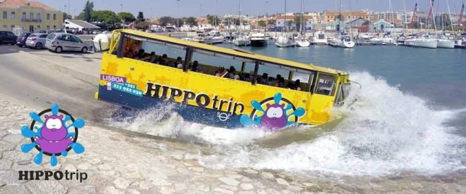 90 minutes amphibious bus guided tour in Lisbon