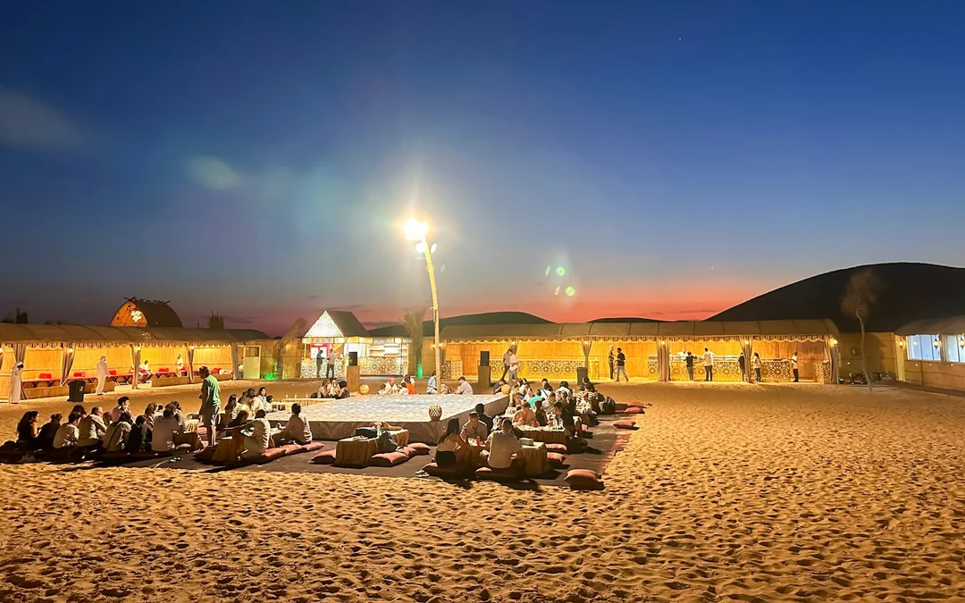 Abu Dhabi Evening Desert Safari with 4x4 Dune Bashing, Camel Ride, BBQ Dinner and Live Shows Image 6
